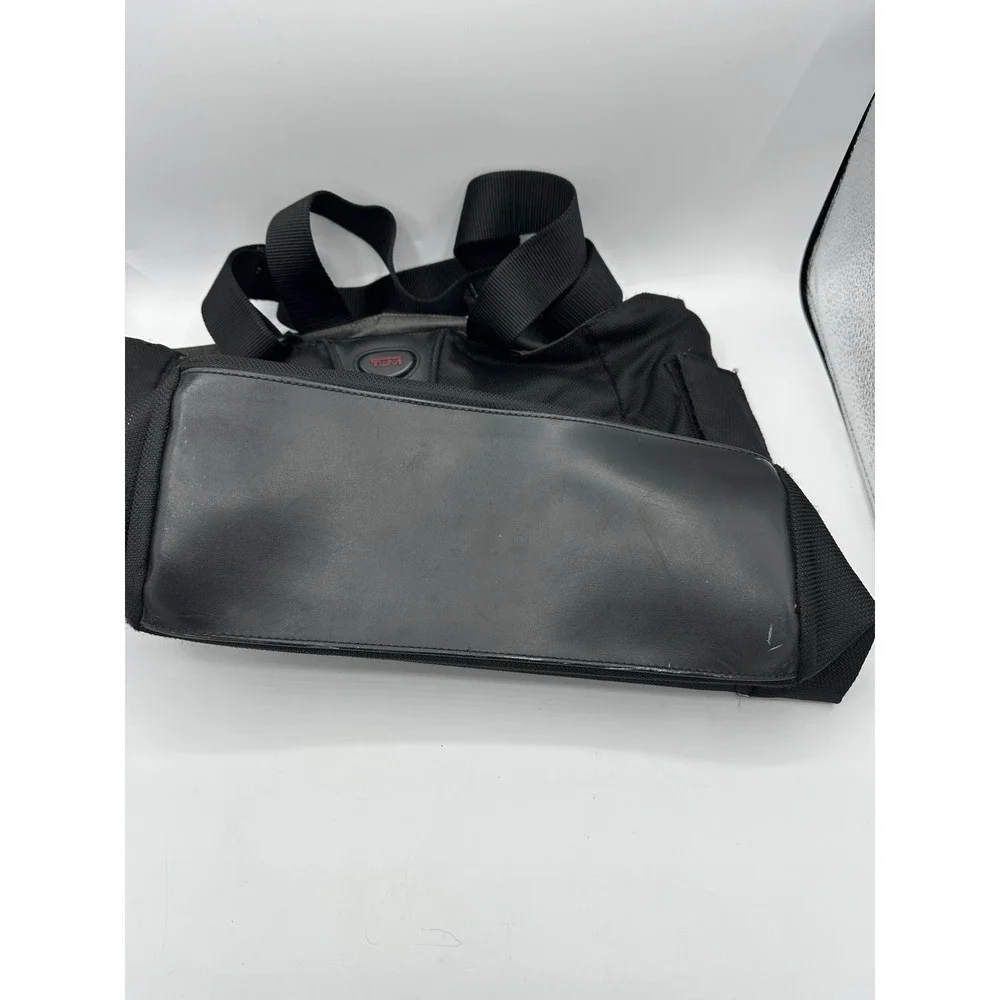 Tumi Nylon Tote Bag Black Travel Laptop Carry On Shoulder Bag Organizer 543C